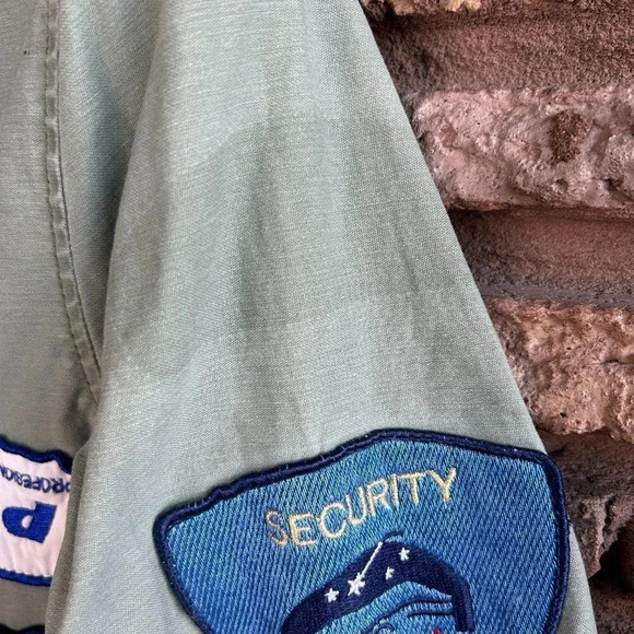 Zara Matcha Green Military Inspired Patch Detail Jacket Small - Picture 9 of 13